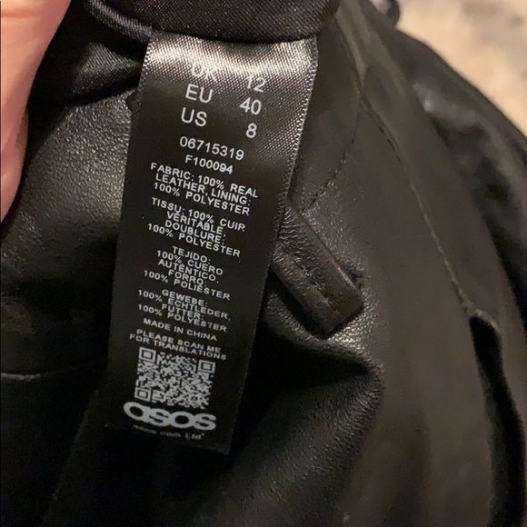 ASOS Leather Paperbag High Waist Pant - Picture 9 of 11